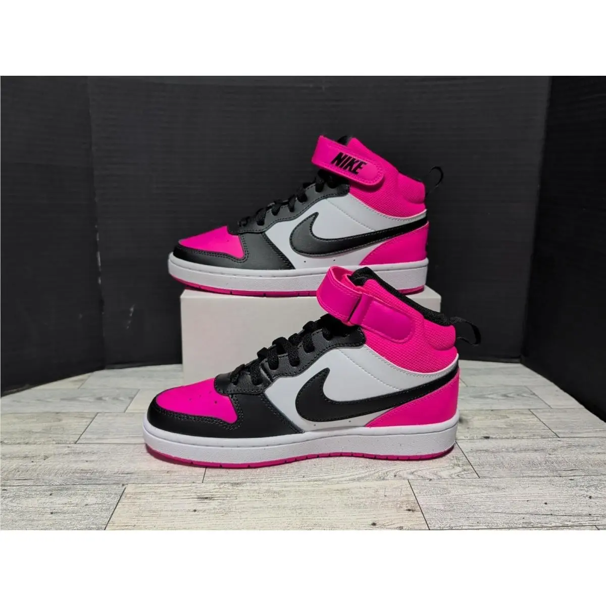 Nike shoes - Court Borough Mid 2 Bg - Hv0933100 - Pink 2