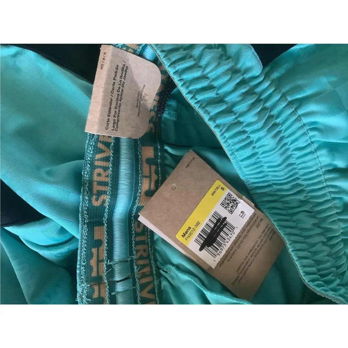 Nike clothing - Nike Dri-Fit - Washed Teal/Truly Gold 4