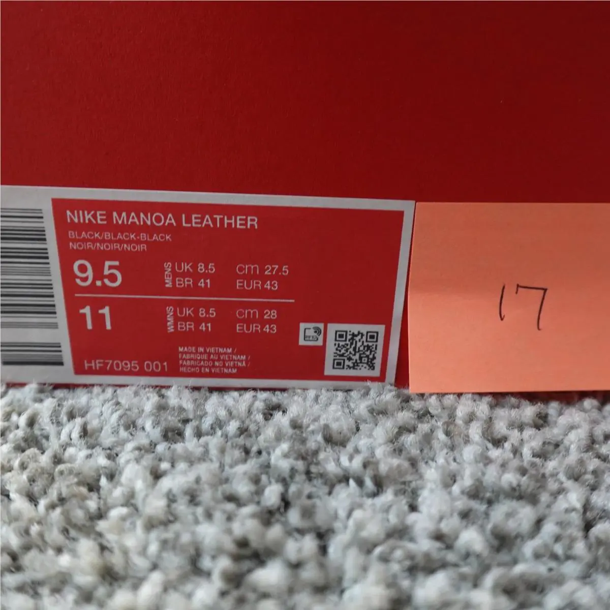 Nike shoes - Nike Manoa - Manoa - HF7095 001 - Black (UPC: 198481724543) 6