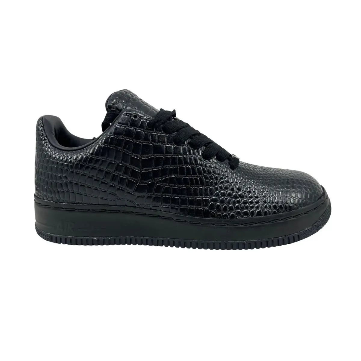 Nike Air Force 1 Supreme Black Anthracite Mens Size 9 Athletic Sneaker - Black, Manufacturer: Black Anthracite