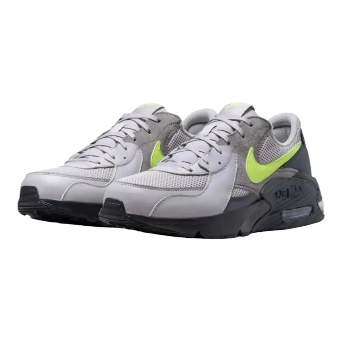 Nike Air Max Excee Grey Yellow Black Shoes Men`s Size 12 FZ5486-007