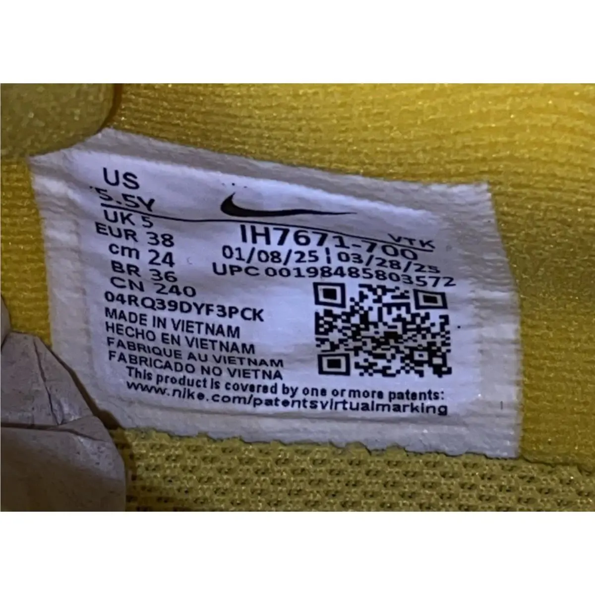 Nike shoes - Nike Air Max DN GS - Yellow (UPC: 198485803572) 4