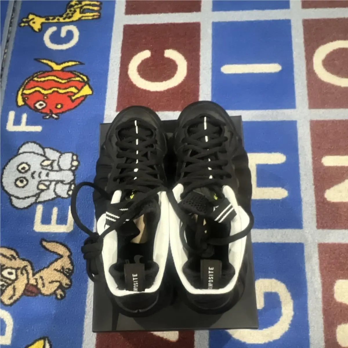 Nike shoes - Foamposite - Foamposite - Black, White 2
