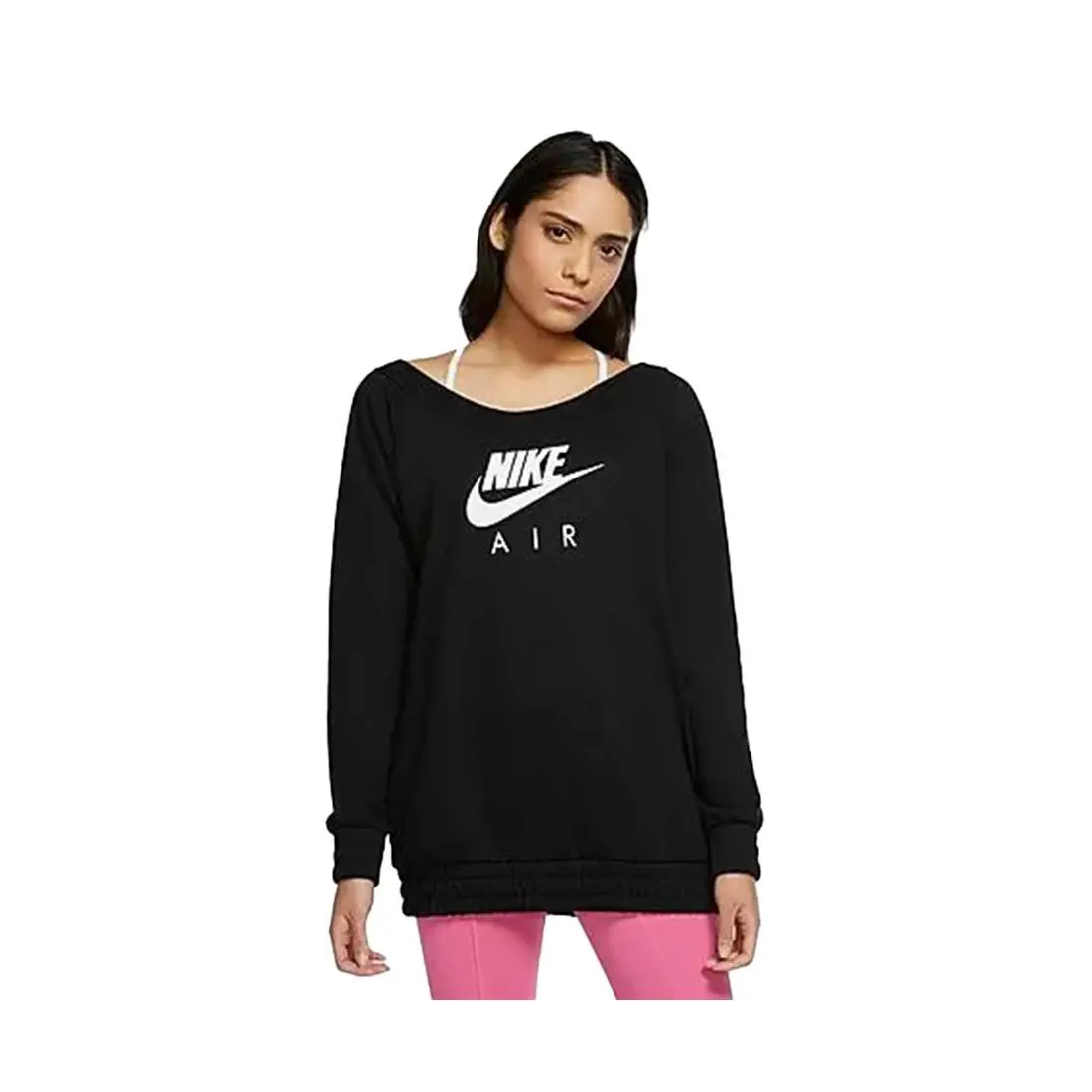 Air Ots Long-sleeve Fleece Tunic Womens Active Shirts Tees Size XS by Nike