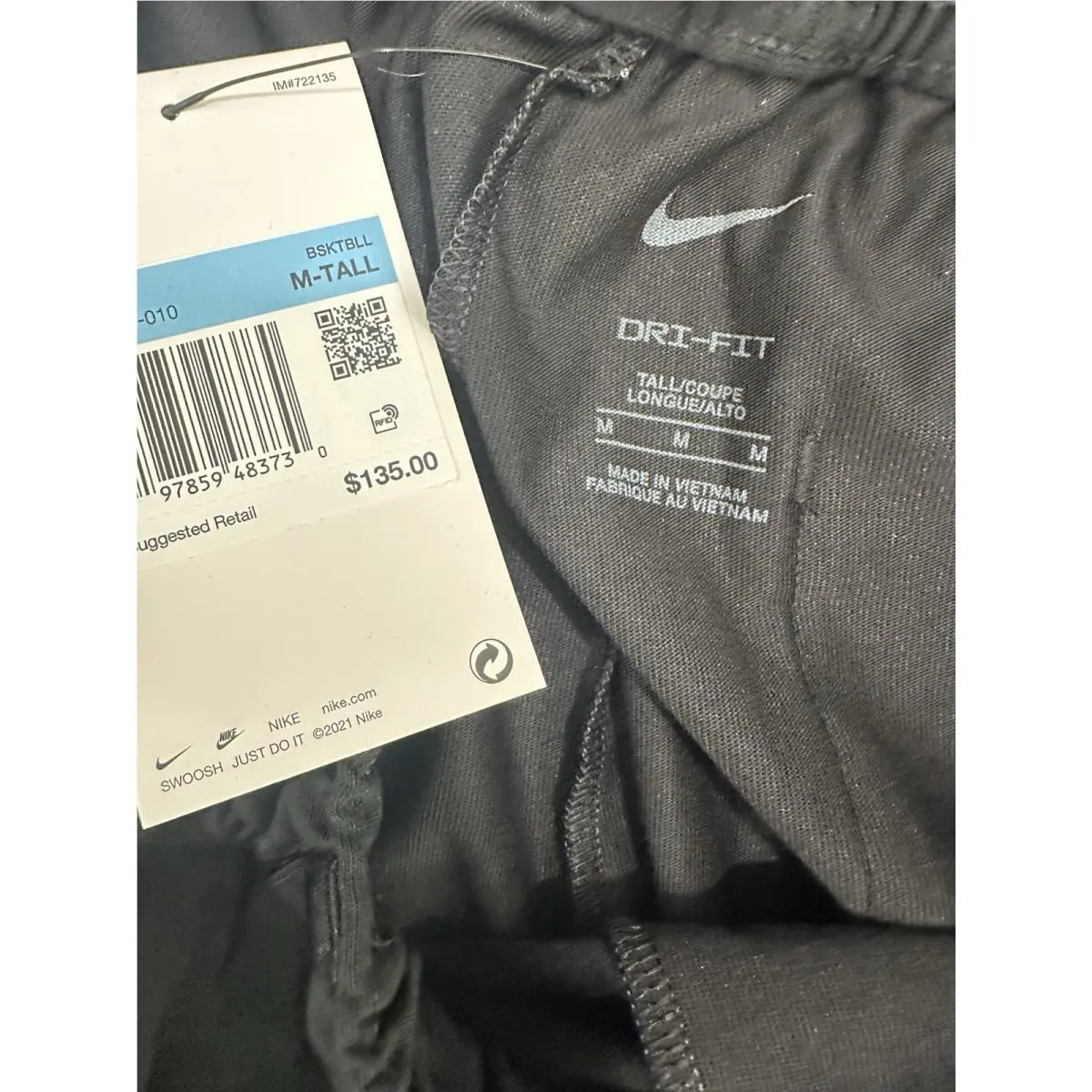 Nike clothing - Nike Dri-FIT Devin Booker Pants - MHJ3899010 - Black 8