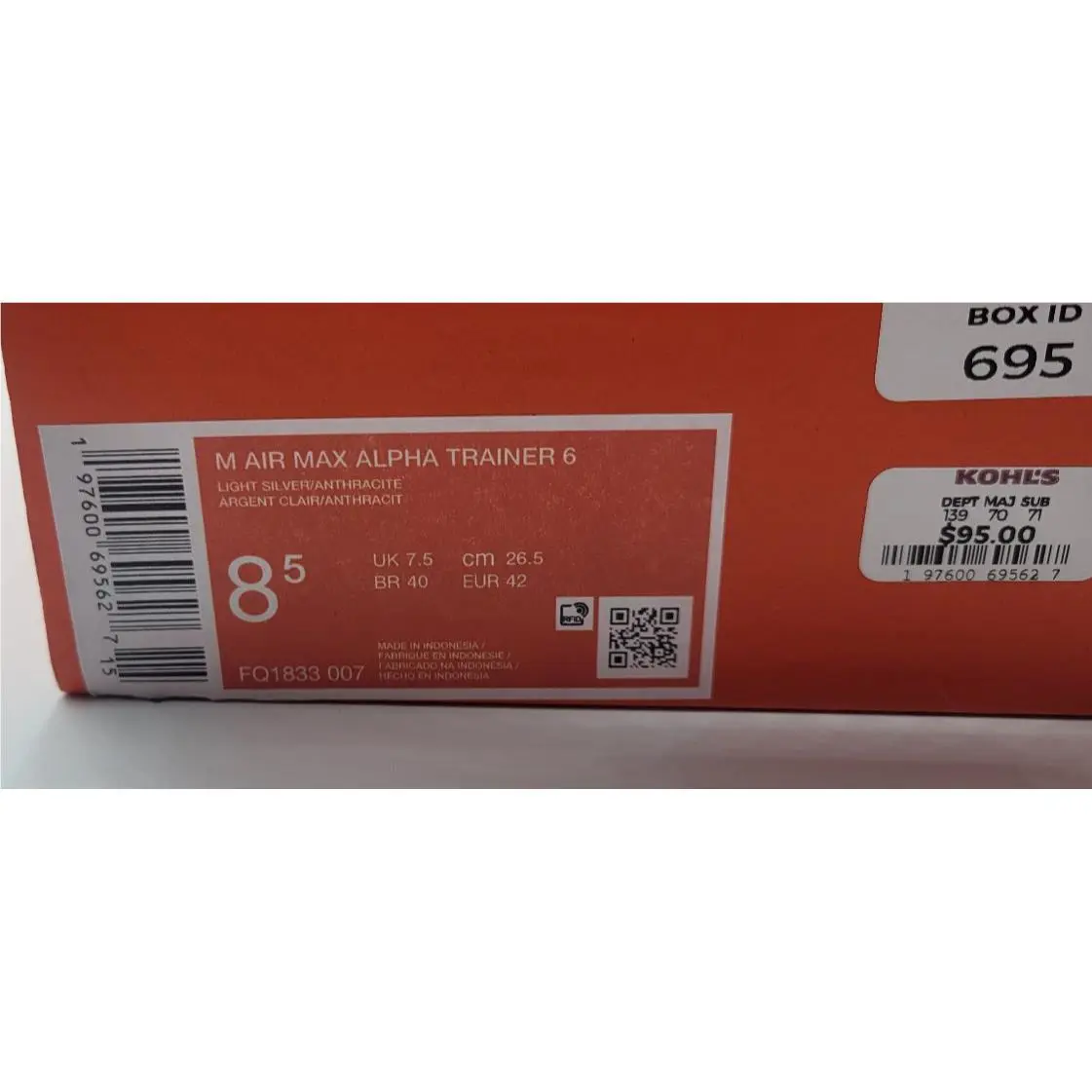 Nike shoes - Nike Air Max Alpha - Air Max Alpha - SILVER ANTHRACITE 4
