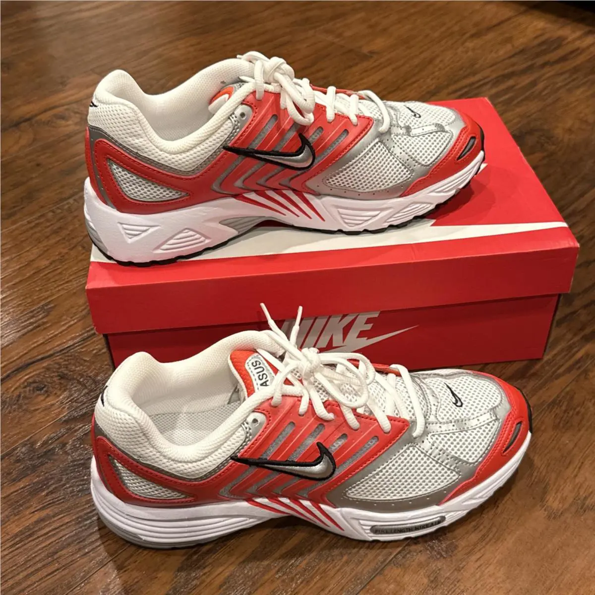 Nike shoes - Nike Air Pegasus - Air Pegasus - HQ3031-600 - Picante Red/Metallic Silver (UPC: 197862760095) 1