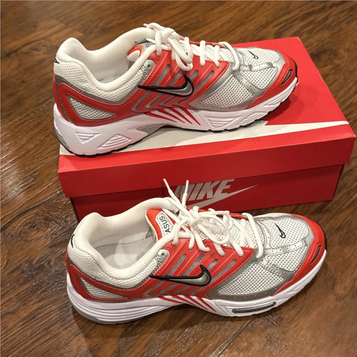 Nike shoes - Nike Air Pegasus - Air Pegasus - HQ3031-600 - Picante Red/Metallic Silver (UPC: 197862760095) 2
