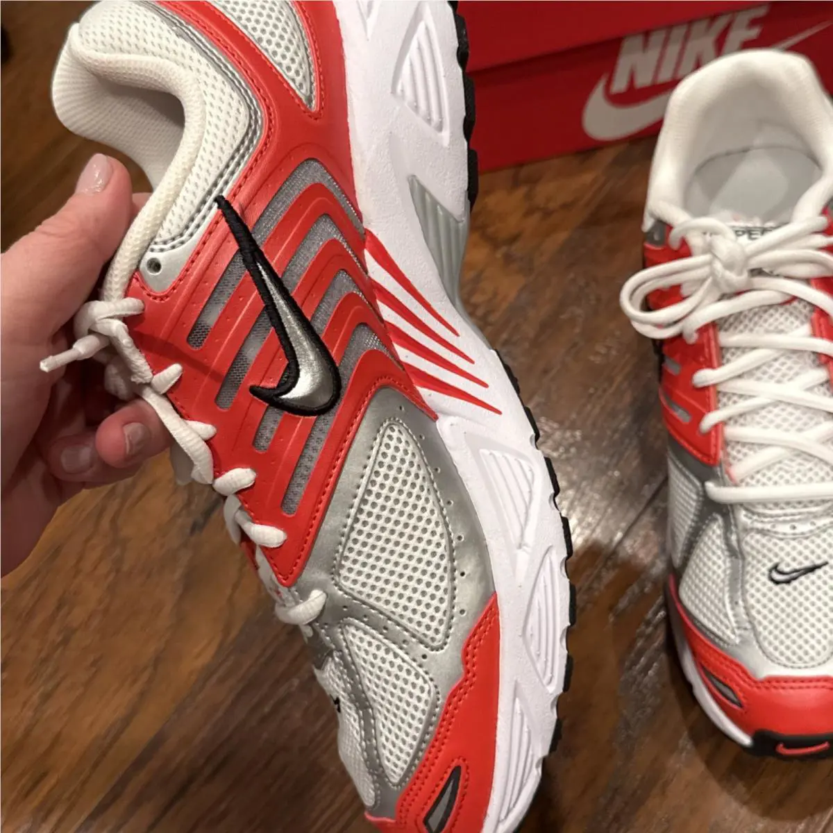Nike shoes - Nike Air Pegasus - Air Pegasus - HQ3031-600 - Picante Red/Metallic Silver (UPC: 197862760095) 5