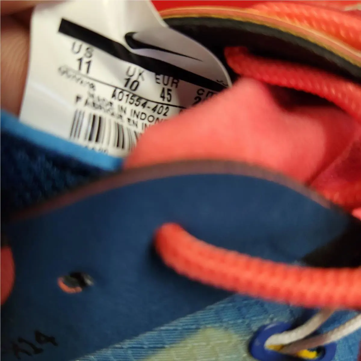 Nike shoes - Nike EXP-X14 - AO1554-402 - Blue 9