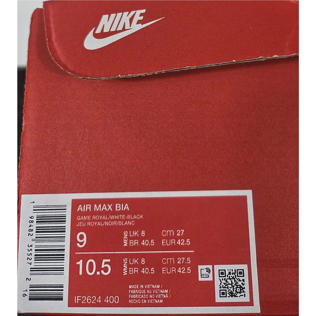 Nike shoes - Nike Air Max Bia - Air Max Bia - IF2624 400 - Blue (UPC: 198482349448) 9