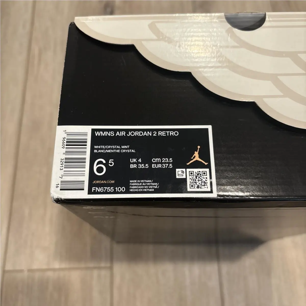 Nike shoes - Nike Air Jordan 2 Retro - White Crystal Mint 5