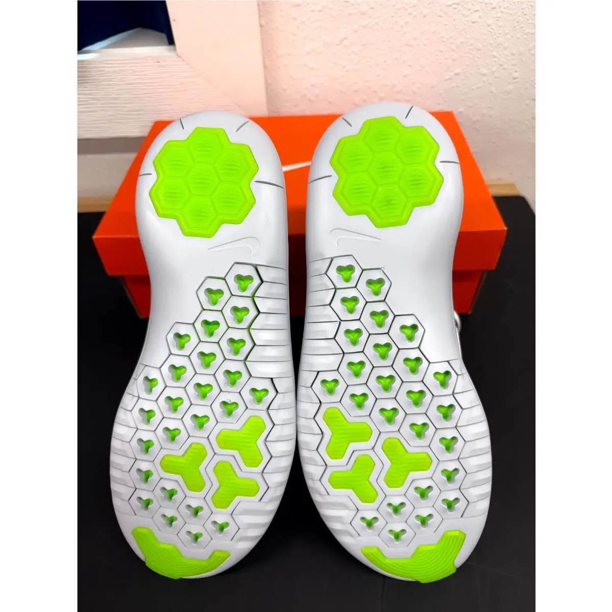 Nike shoes - Nike Free Trainer - Free Trainer - 942888-103 - White, Green, Silver 6