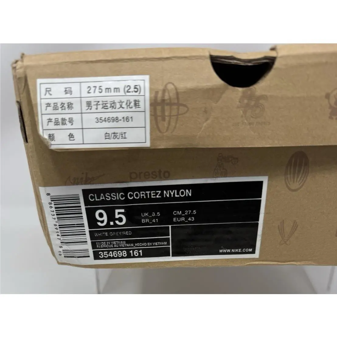 Nike shoes - Nike Classic Cortez - Classic Cortez - 354698-161 - White 2