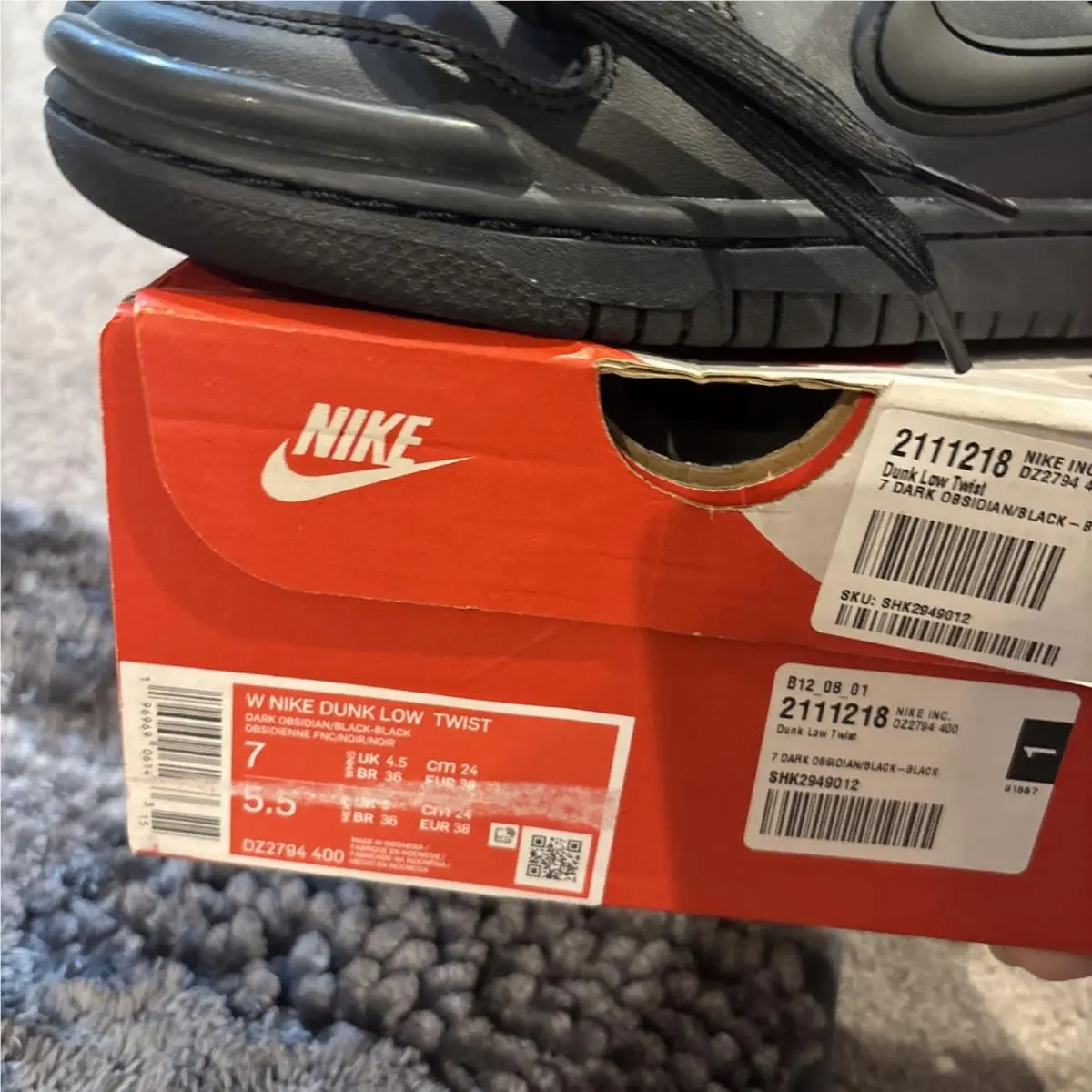 Nike shoes - Nike Dunk Low - Dunk Low - DV3949-001 - Black 1