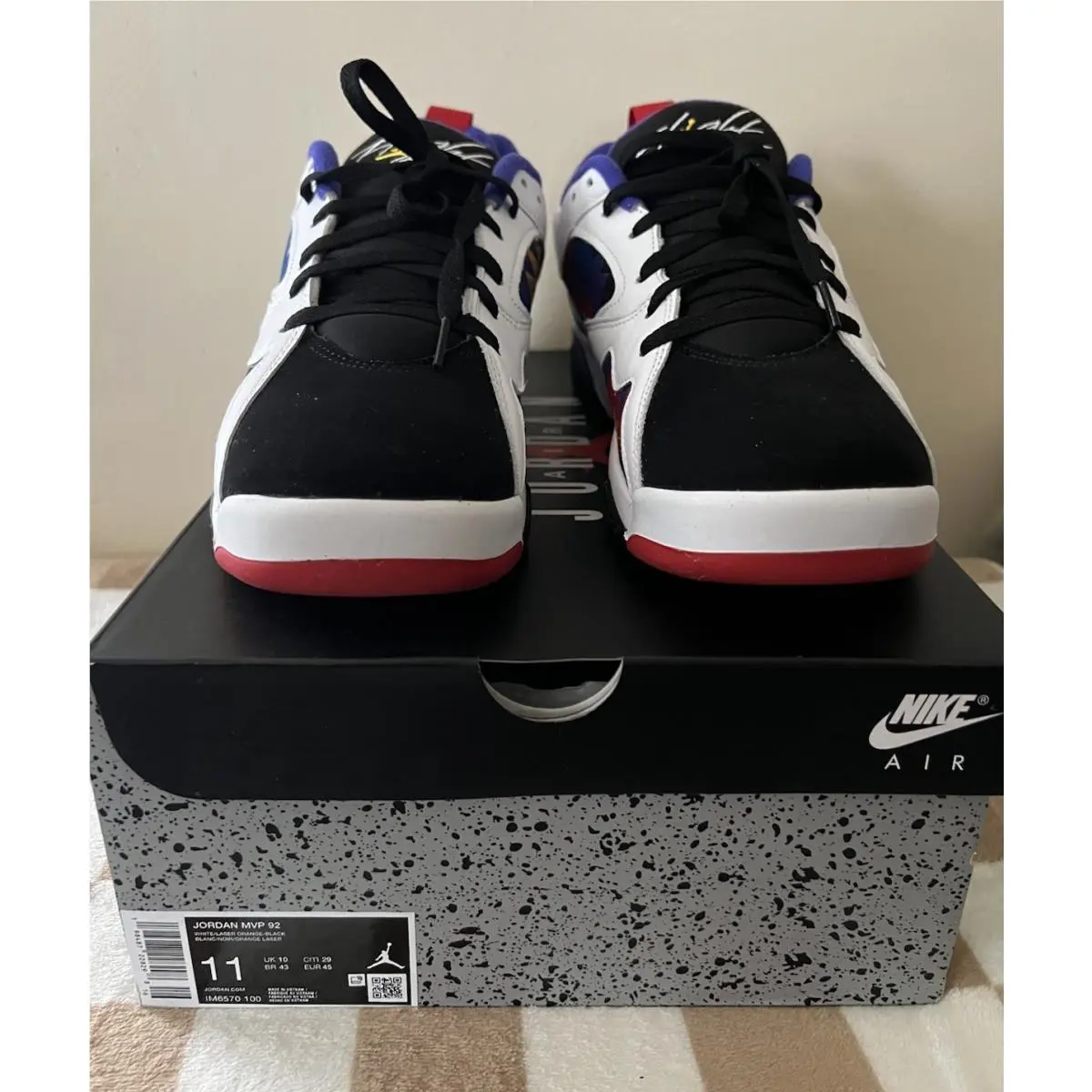 Nike shoes - Jordan MVP - MVP - IM6570 100 - White/Laser Orange/Black 8
