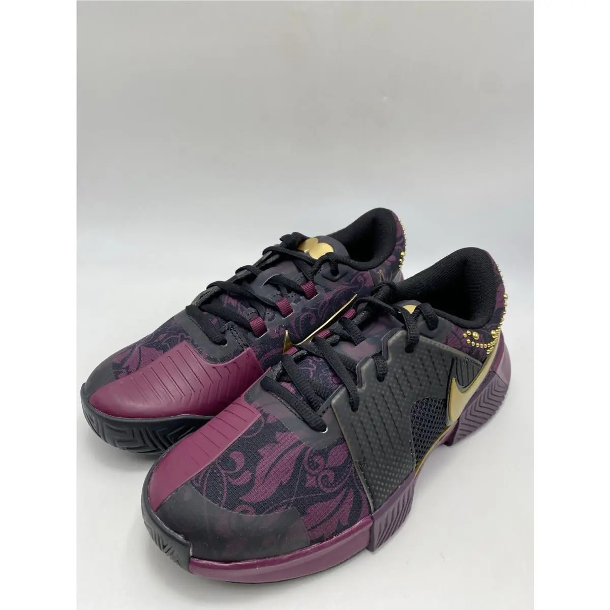 Nike shoes - Nike Zoom GP - Zoom - HQ2553 601 - Bordeaux/Metallic Gold-Black (UPC: 198486882644) 2