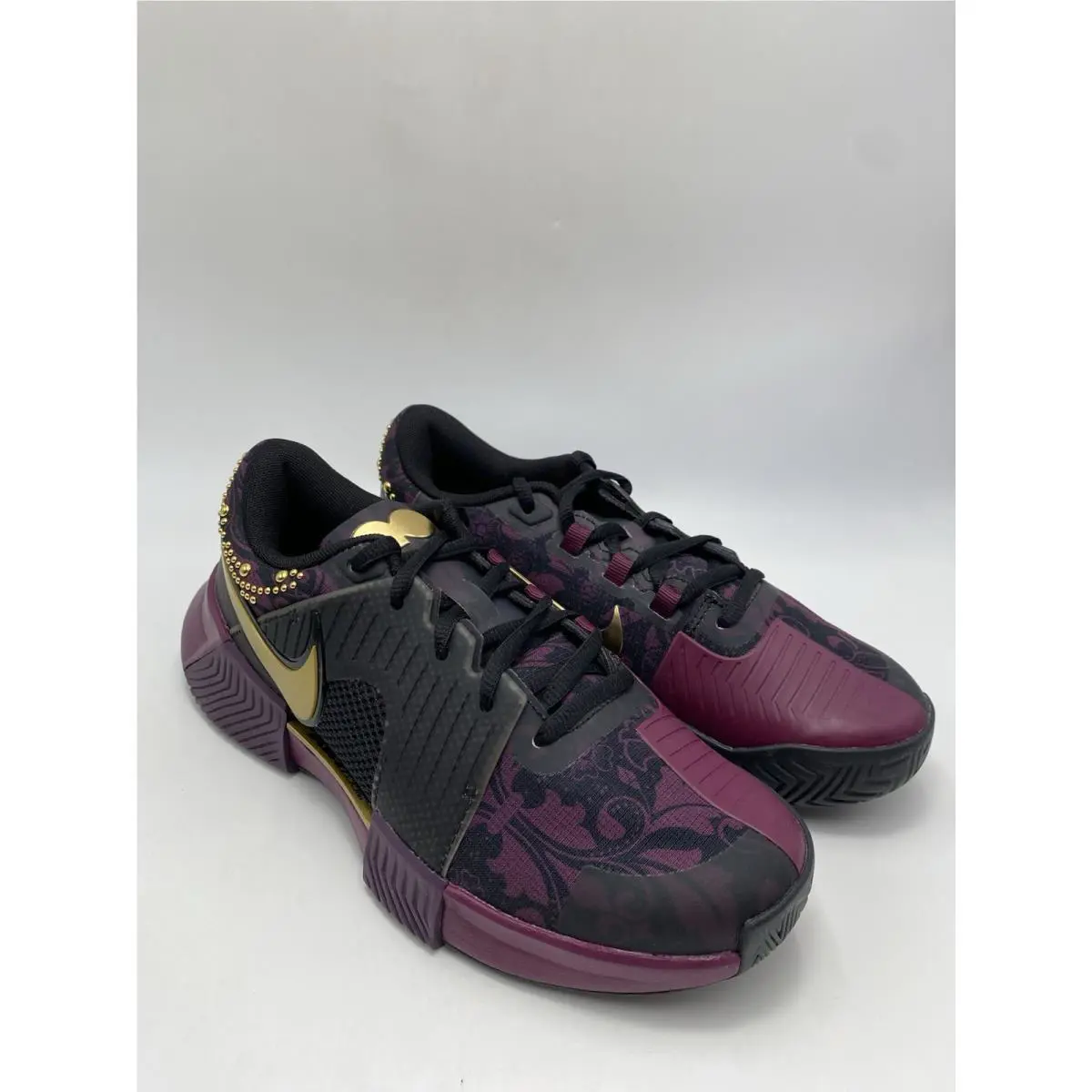 Nike shoes - Nike Zoom GP - Zoom - HQ2553 601 - Bordeaux/Metallic Gold-Black (UPC: 198486882644) 3