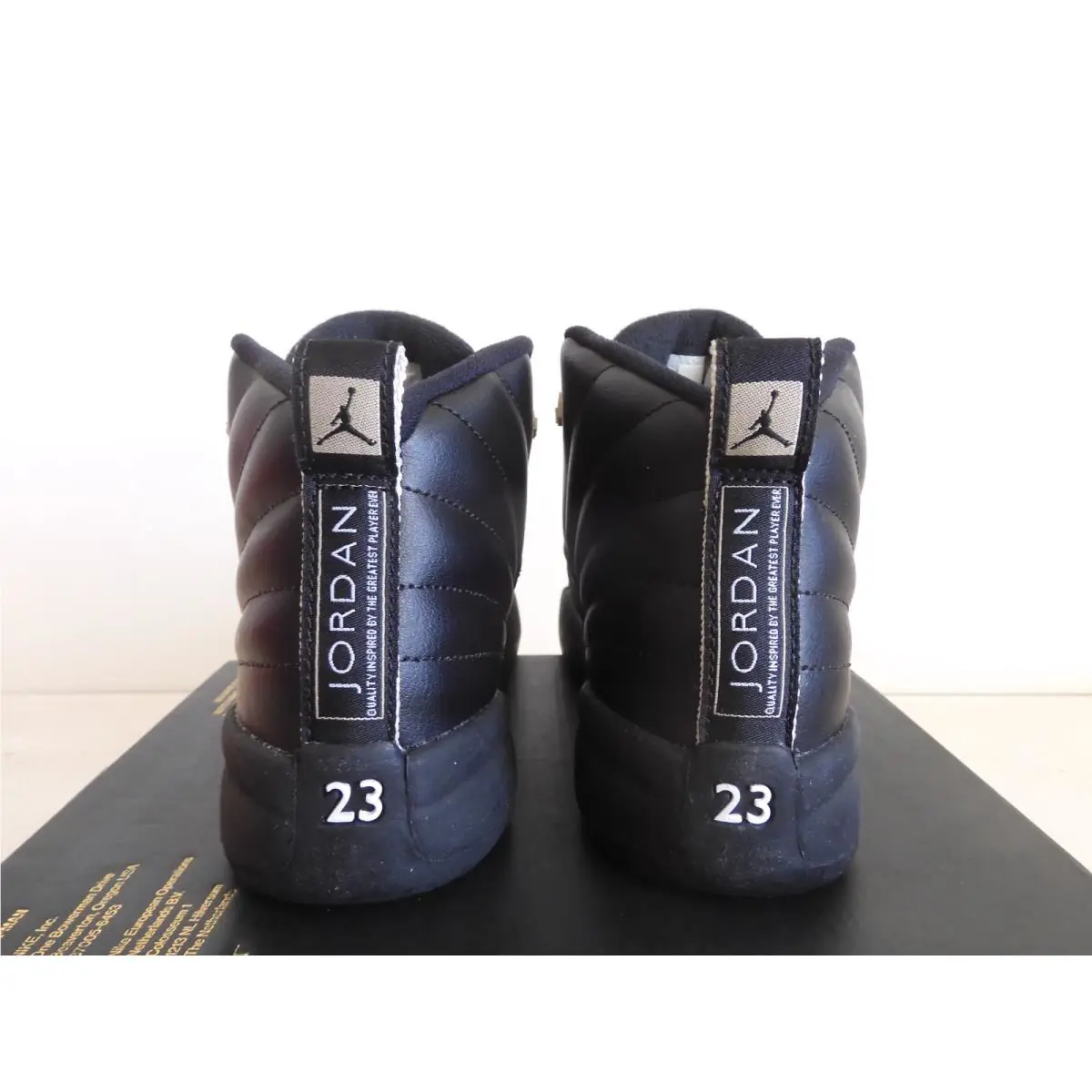 Nike shoes - Air Jordan 12 - Air - Black (UPC: 883418438746) 3