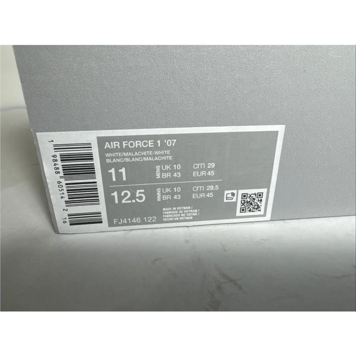 Nike shoes - Nike Air Force 1 - Air Force - FJ4146-122 - White/Malachite 8