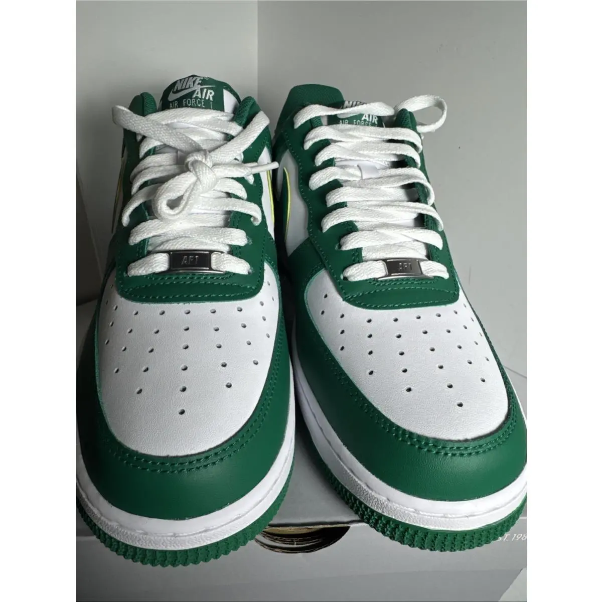 Nike shoes - Nike Air Force 1 - Air Force - FJ4146-122 - White/Malachite 2