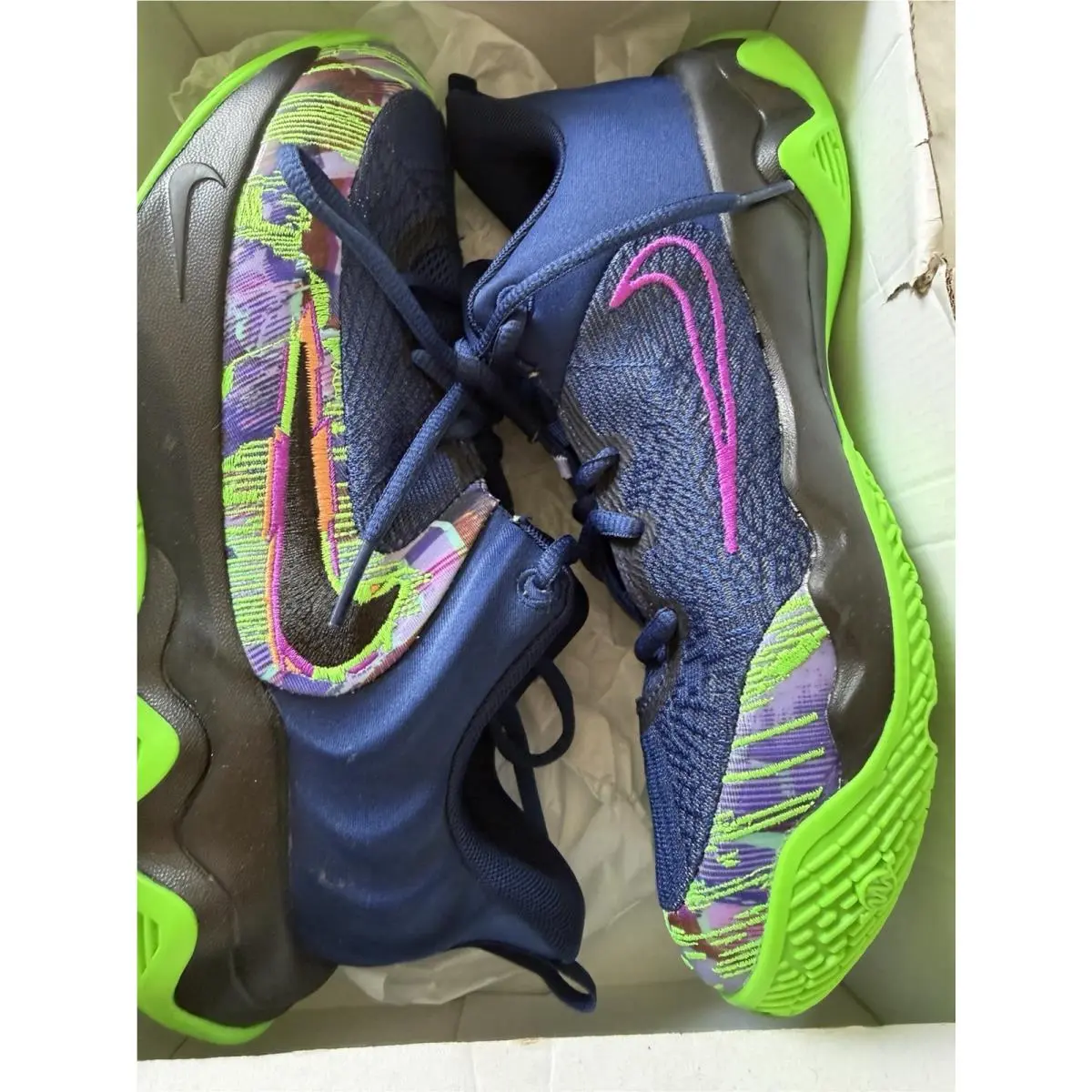 Nike shoes - Giannis Immortality 4 KC (PS) - II0661 400 - Blue, Green, Black (UPC: 0198483586262) 1