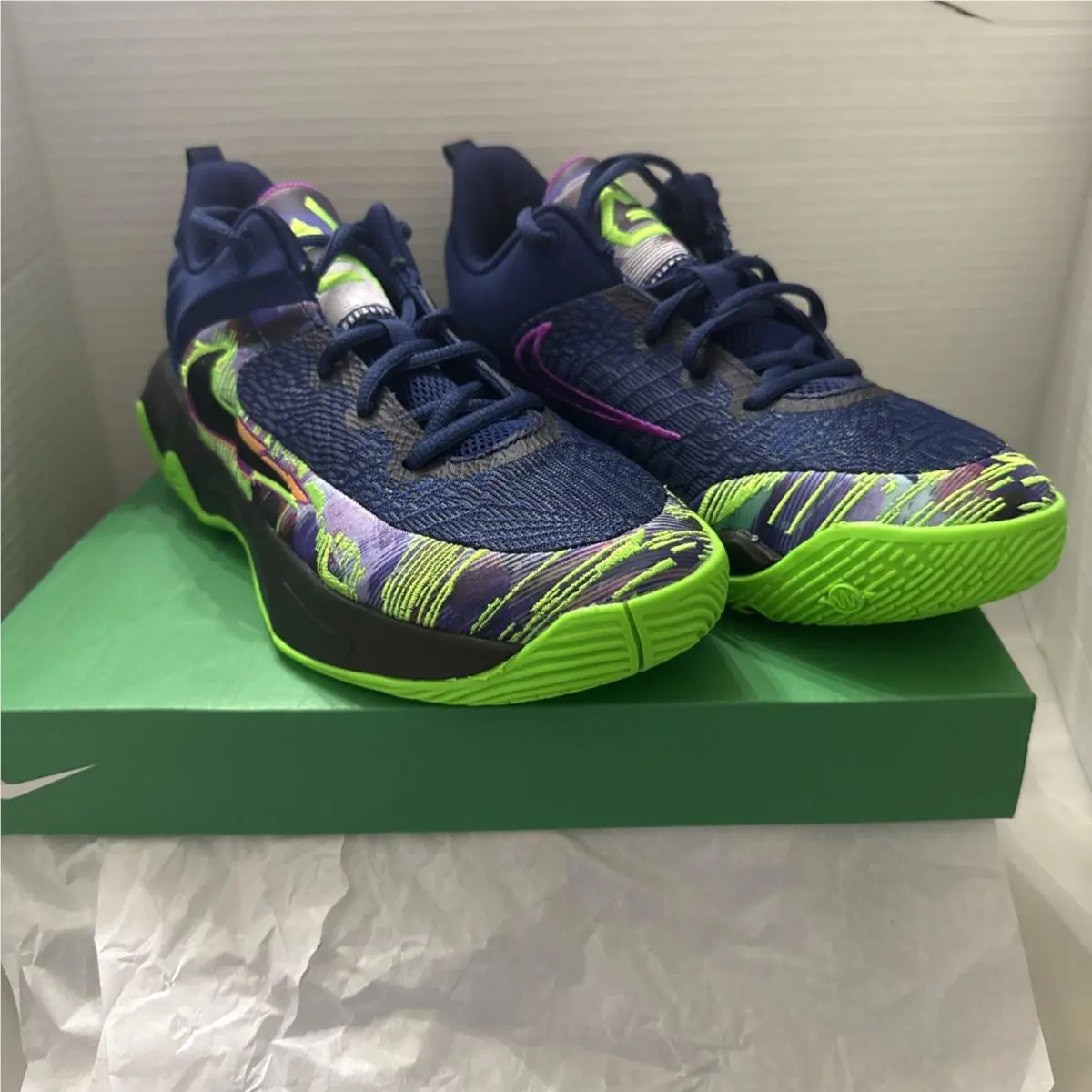 Nike shoes - Black-Green Strike - Strike - II0661-400 - Blue (UPC: 0198483575273) 4
