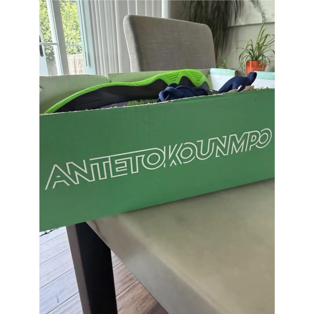 Nike shoes - Giannis Immortality 4 KC (PS) - II0661 400 - Blue, Green, Black (UPC: 0198483586262) 8