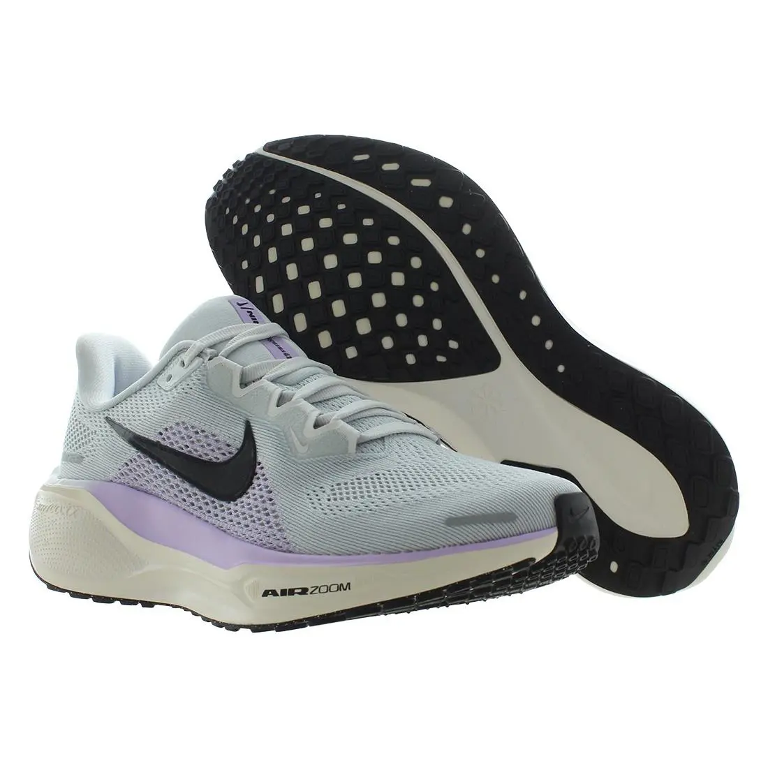 Nike Air Zoom Pegasus 41 Womens Shoes Size 9 Color: Pure Platinum/black - Purple, Main: Blue