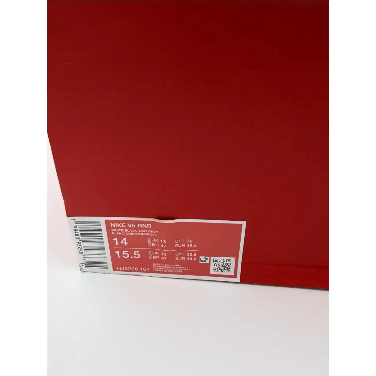 Nike shoes - Nike V5 RNR - RNR - HJ5228-104 - White (UPC: 0198480932987) 6