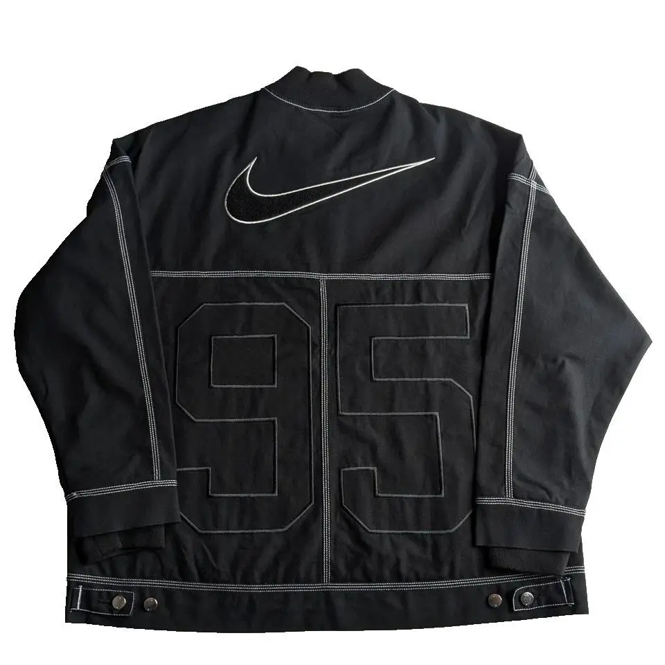 Nike clothing - Nike Sportswear Oversized Graphic Cargo Jacket - IB2037-010 - Black, Manufacturer: Black/Summit White 17