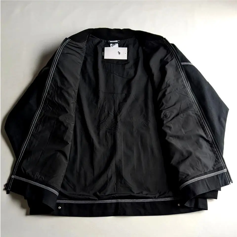 Nike clothing - Nike Sportswear Oversized Graphic Cargo Jacket - IB2037-010 - Black, Manufacturer: Black/Summit White 16