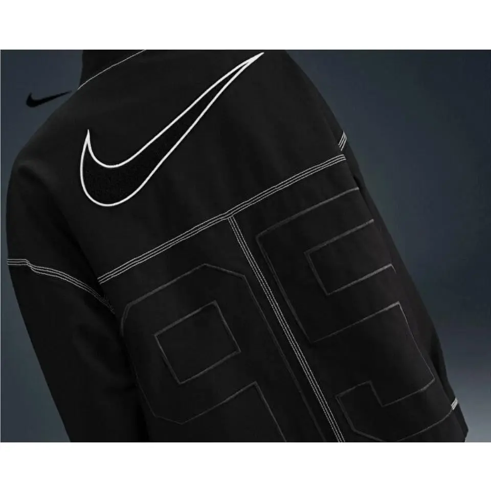 Nike clothing - Nike Sportswear Oversized Graphic Cargo Jacket - IB2037-010 - Black, Manufacturer: Black/Summit White 11