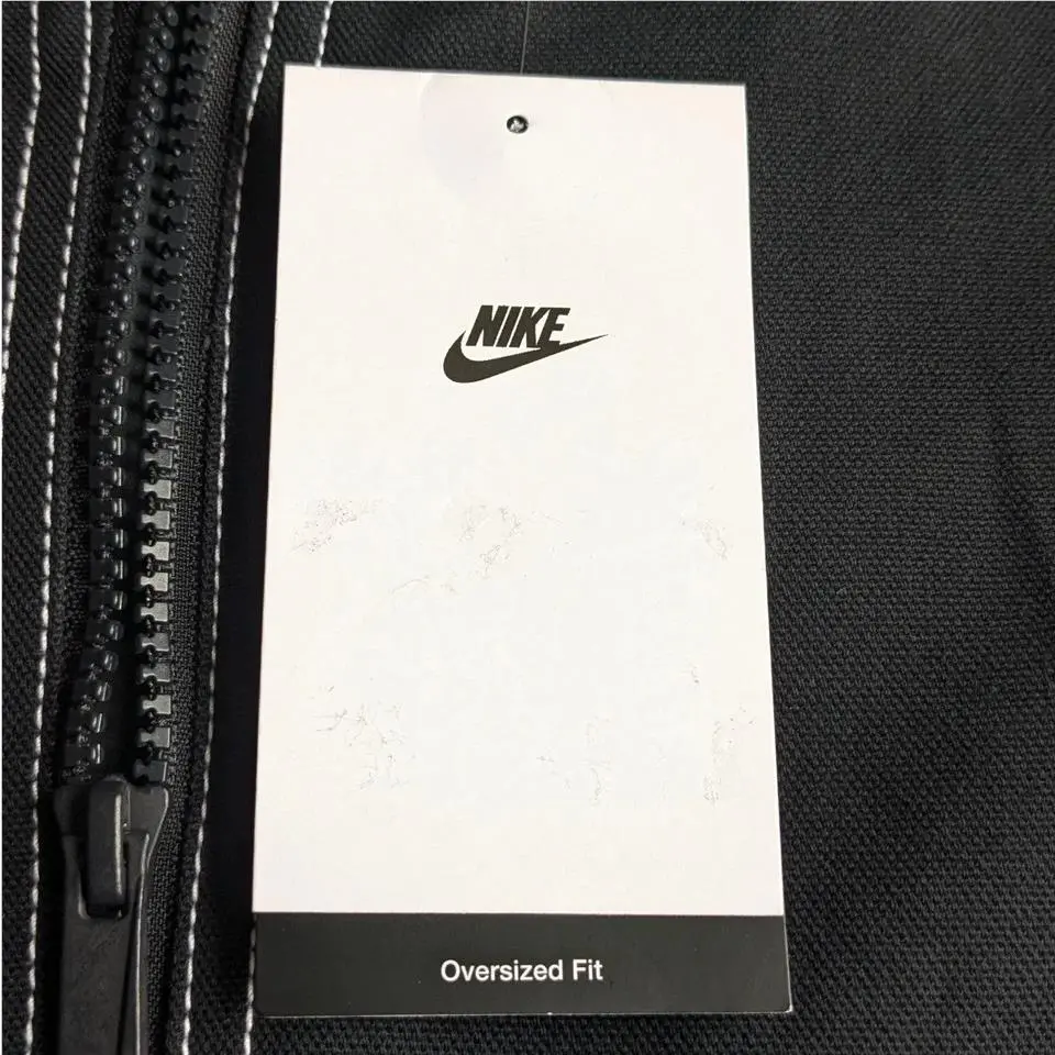 Nike clothing - Nike Sportswear Oversized Graphic Cargo Jacket - IB2037-010 - Black, Manufacturer: Black/Summit White 14
