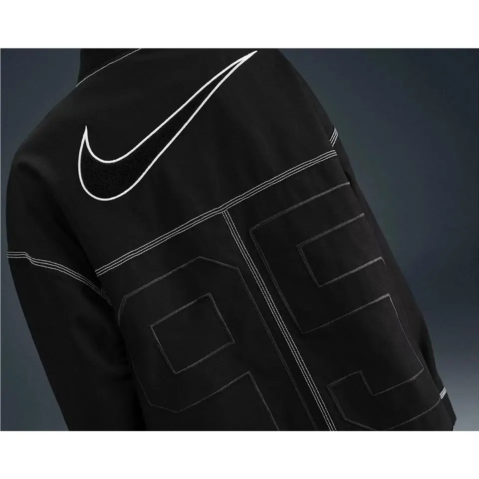 Nike clothing - Nike Sportswear Oversized Graphic Cargo Jacket - IB2037-010 - Black, Manufacturer: Black/Summit White 21