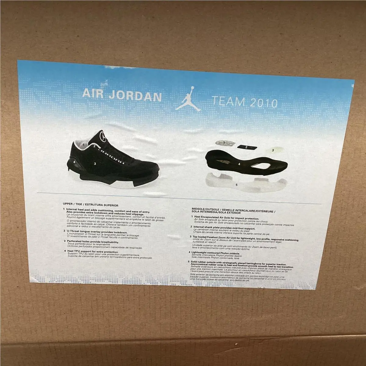 Nike shoes - Air Jordan 2010 Team - Air Team - 415093-003 - Black (UPC: 826215654858) 10