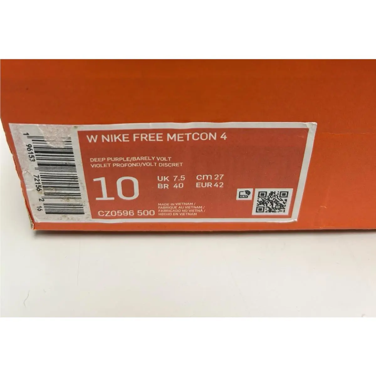 Nike shoes - Nike Free Metcon 4 - Free Metcon - CZ0596-500 - Purple 16