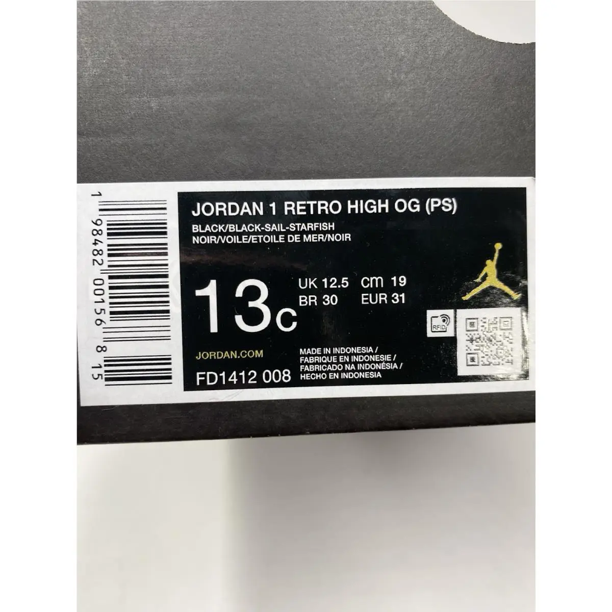 Nike shoes - Nike Retro - Retro - FD1412 008 - Black/Sail-Starfish (UPC: 198482001568) 8
