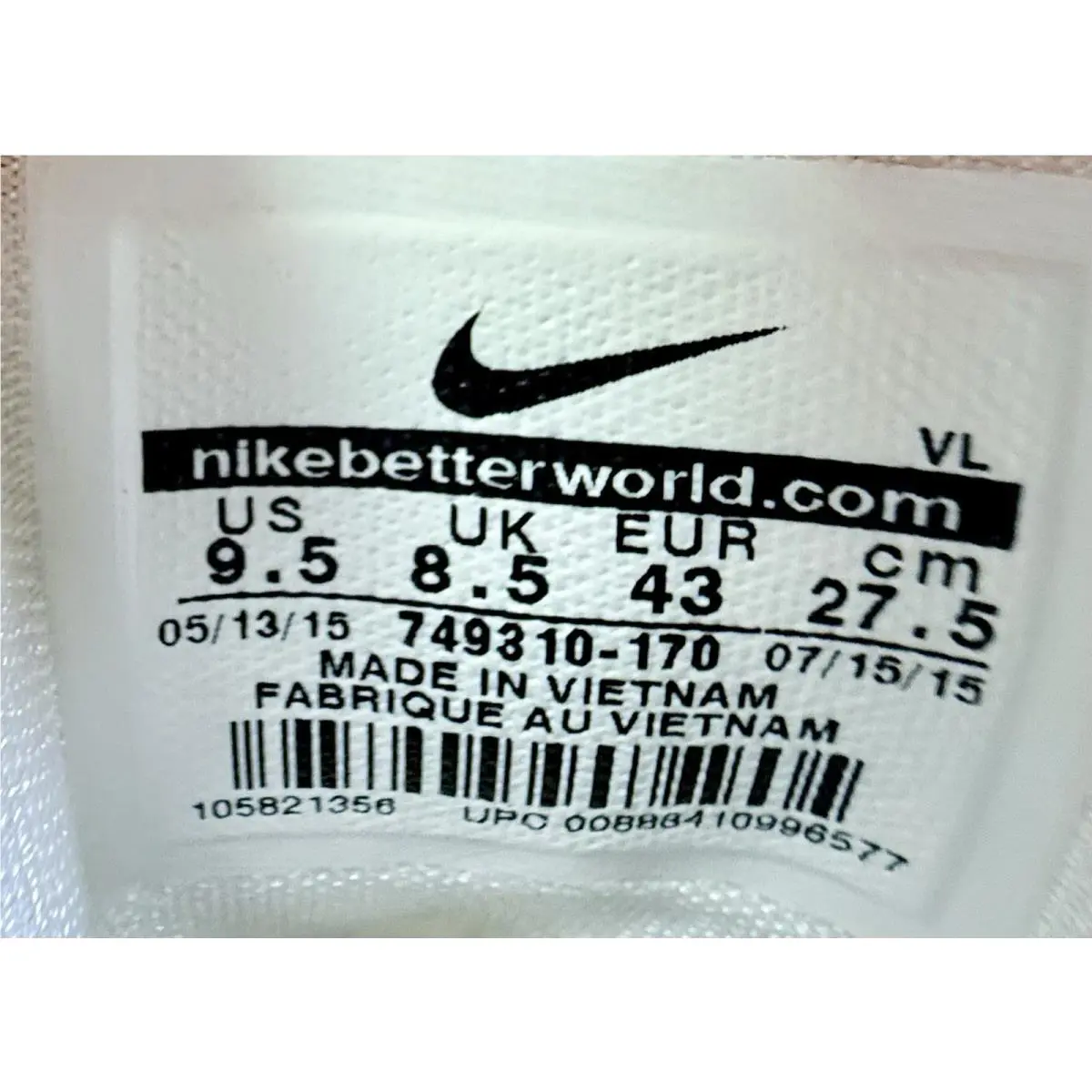 Nike shoes - Nike Zoom Field General 2 - 749310-170 - White, Manufacturer: white/gold rush 8
