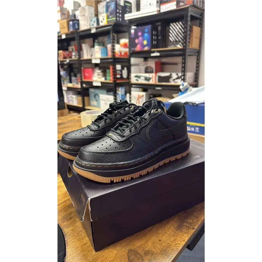 Nike shoes - Nike Air Force 1 - Air Force - Black 5