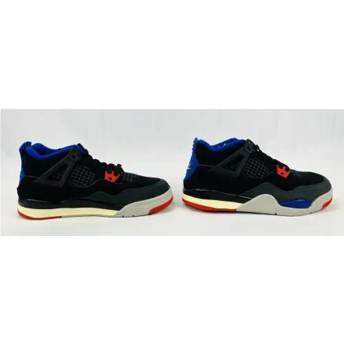 Nike shoes - Jordan 4 Retro OG (PS) - IB4388-003 - Black/Fire Red/Deep Royal Blue (UPC: 197861402620) 5