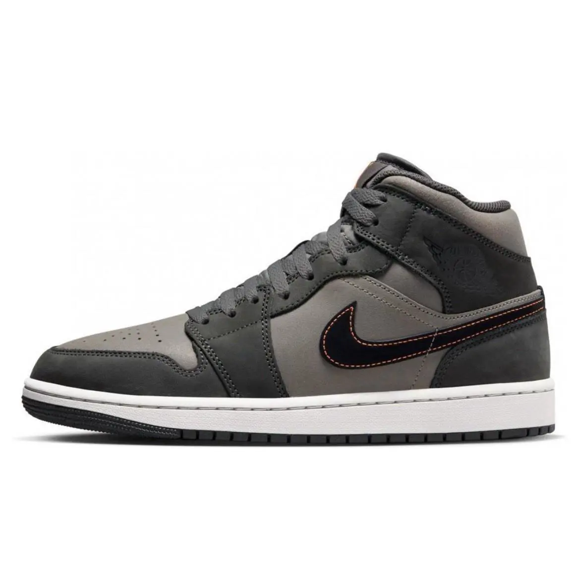 Nike shoes - Nike Air Jordan 1 - Air - FQ8338 017 - Night Stadium/Black/Flat Pewter/Total Orange/Neutral Grey 17