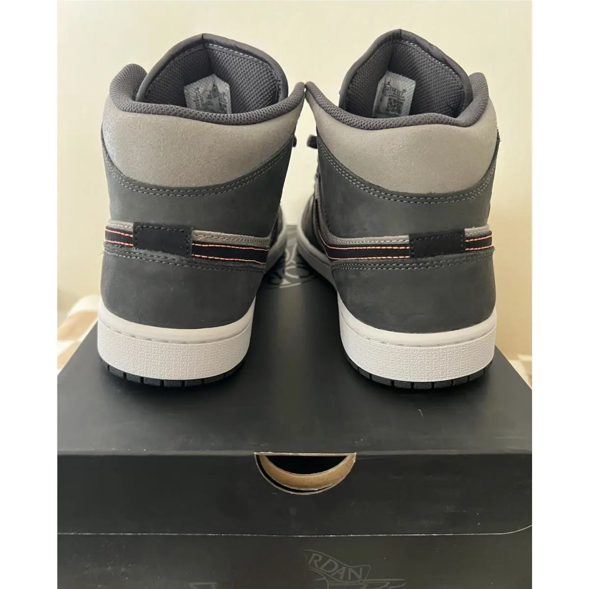 Nike shoes - Nike Air Jordan 1 - Air - FQ8338 017 - Night Stadium/Black/Flat Pewter/Total Orange/Neutral Grey 11