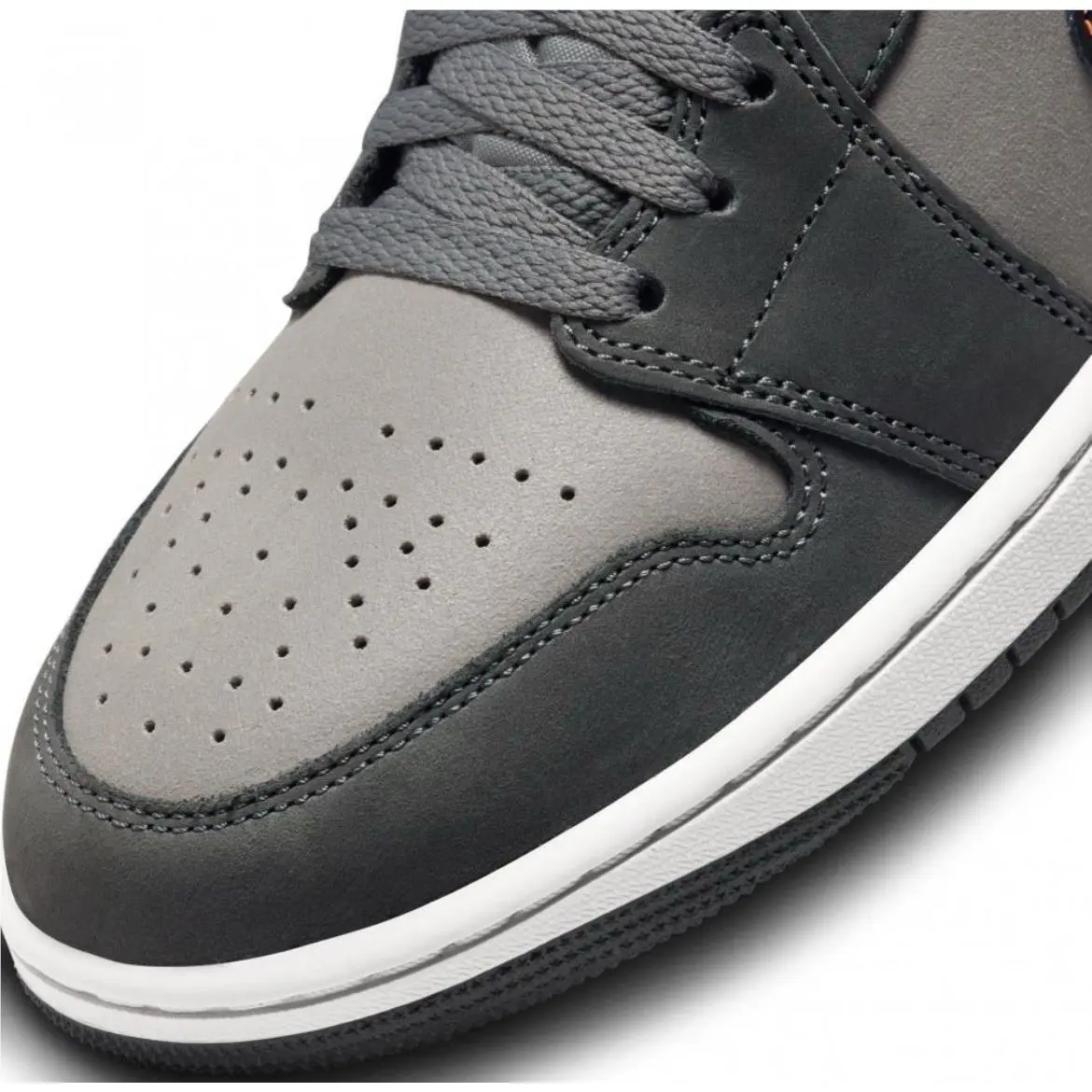 Nike shoes - Nike Air Jordan 1 - Air - FQ8338 017 - Night Stadium/Black/Flat Pewter/Total Orange/Neutral Grey 19