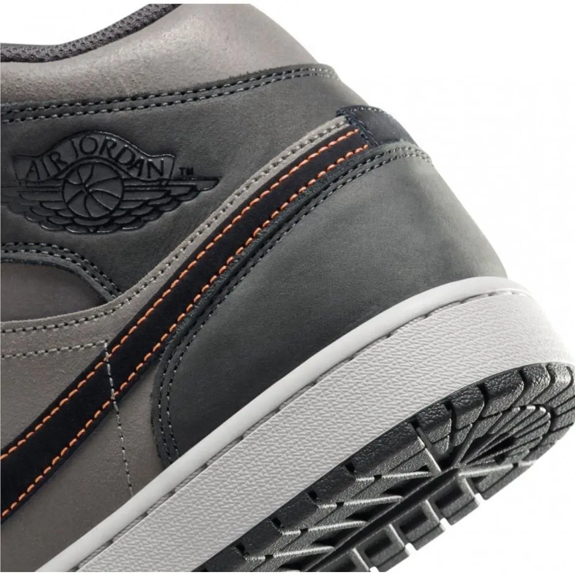 Nike shoes - Nike Air Jordan 1 - Air - FQ8338 017 - Night Stadium/Black/Flat Pewter/Total Orange/Neutral Grey 20