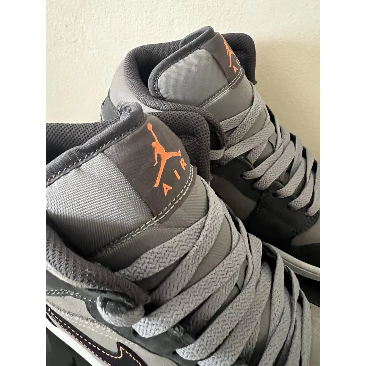Nike shoes - Nike Air Jordan 1 - Air - FQ8338 017 - Night Stadium/Black/Flat Pewter/Total Orange/Neutral Grey 6
