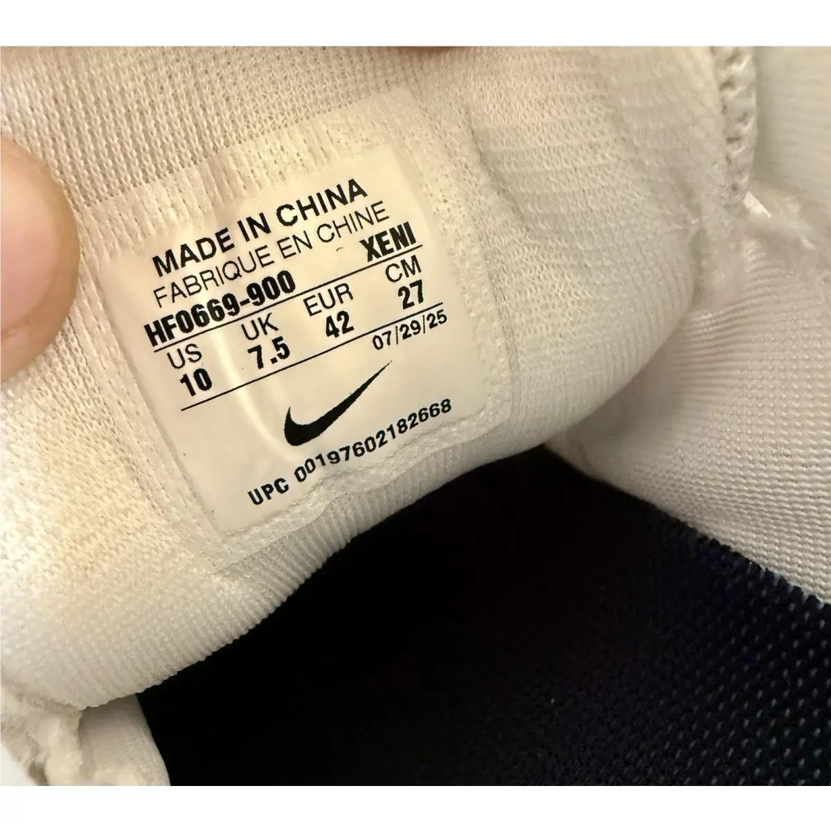 Nike shoes - Nike Pegasus Trail 5 - Pegasus Trail - HV0669-900 - White / Black / Grey (UPC: 00197602182668) 10