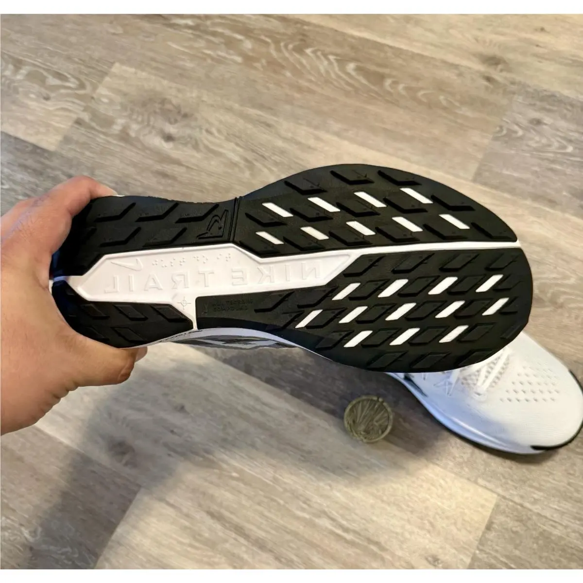 Nike shoes - Nike Pegasus Trail 5 - Pegasus Trail - HV0669-900 - White / Black / Grey (UPC: 00197602182668) 9