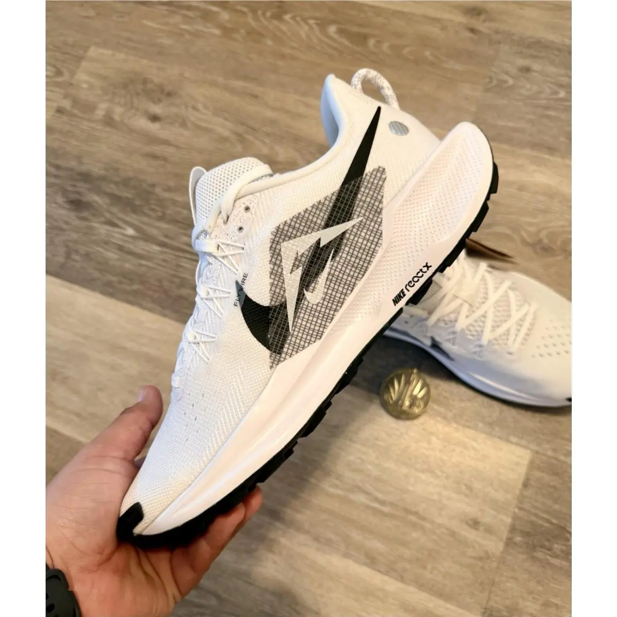 Nike shoes - Nike Pegasus Trail 5 - Pegasus Trail - HV0669-900 - White / Black / Grey (UPC: 00197602182668) 3
