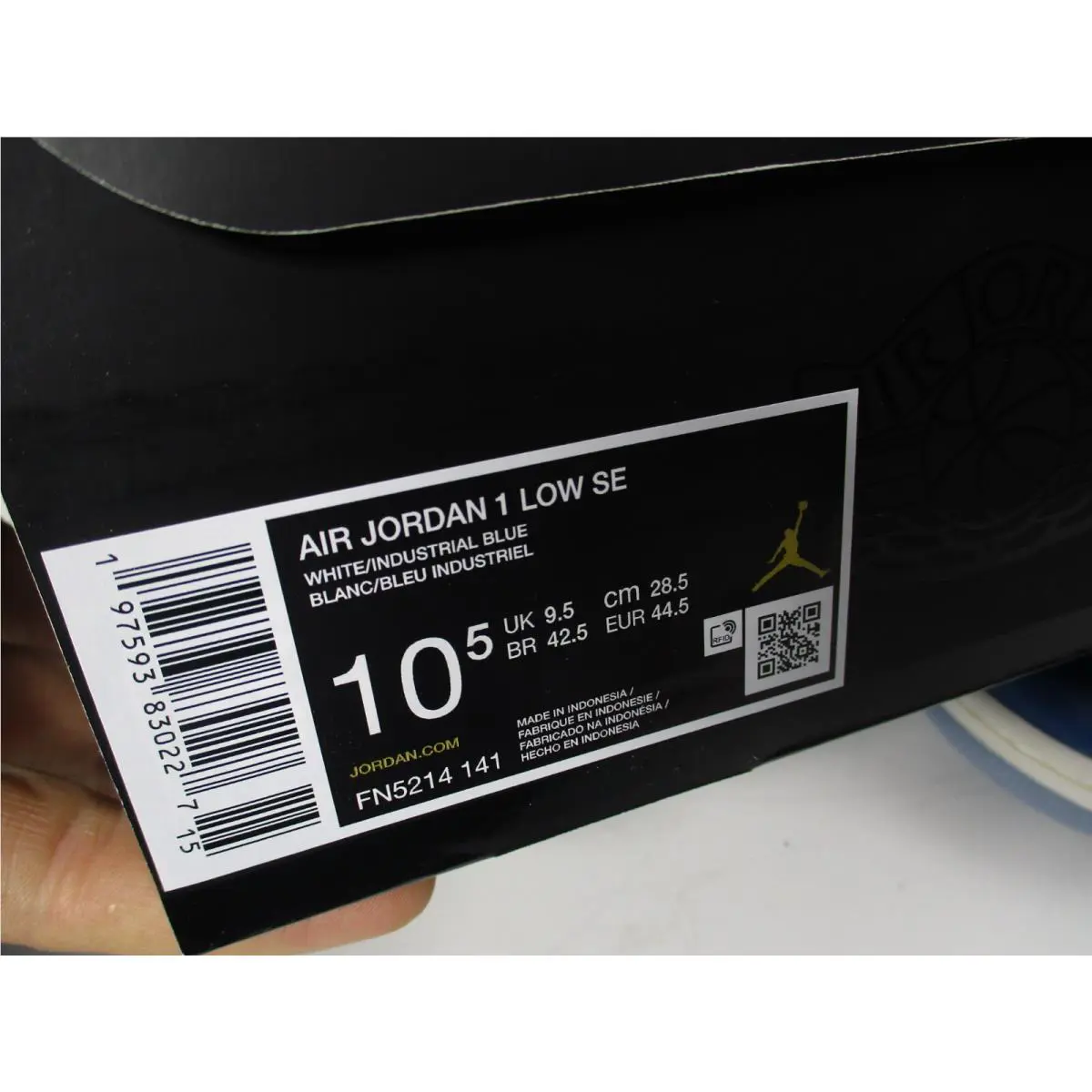 Nike shoes - Nike Air Jordan 1 - Air - Blue 7